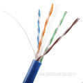 Cable de alta calidad de 500MHz Pass 8000Test CAT6A UTP